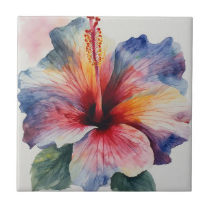 Hibiscus Bloom Tile