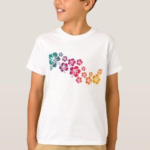 hibiscus blooms coloured T-Shirt