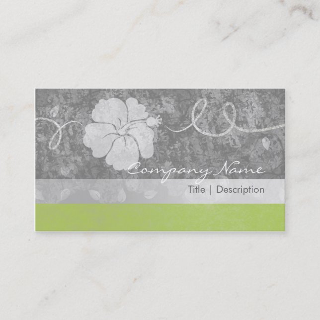 Hibiscus business card (Front)