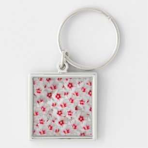 Hibiscus - Chinese Rose Flower Pattern Keychain