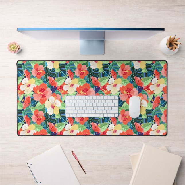 Hibiscus coloré Motif (Bureau 1)