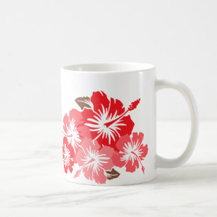 "Hibiscus épique" de Coral Mug