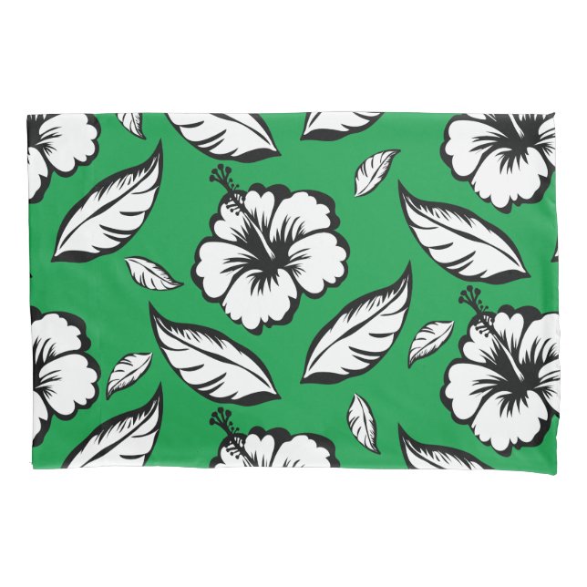 Hibiscus Floral  Pillowcase (Front)