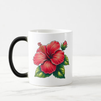 Hibiscus flower Morphing Magic Mug