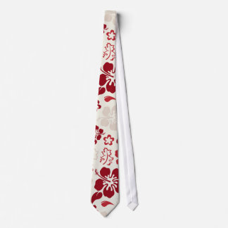Hibiscus Flower Pattern Tie