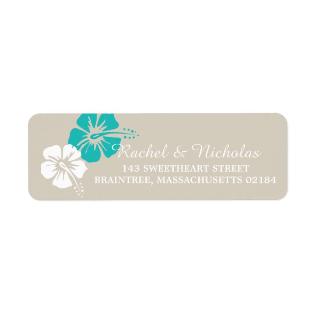 Hibiscus Flower | Return Address (Front)