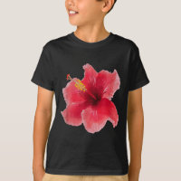 Hibiscus Flower, Tee Coquette 90s Vintage Gift Wom