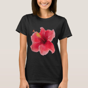 Hibiscus Flower, Tee Coquette 90s Vintage Gift Wom