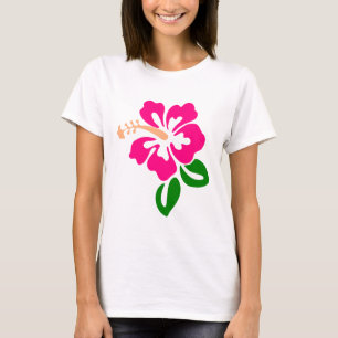 Hibiscus Flower Tropic Bloom Blossom Botanical T-Shirt