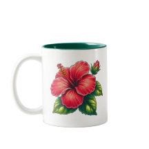 Hibiscus flower two tone