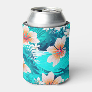 Hibiscus flowers at the beach can cooler