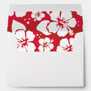 Hibiscus Flowers Pattern Envelopes