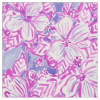 HIBISCUS FTW Purple Tropical Floral Watercolor