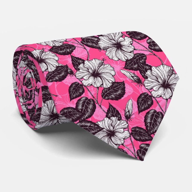 Hibiscus garden 2 tie (Rolled)