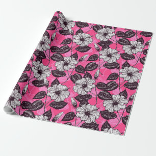 Hibiscus garden 2 wrapping paper