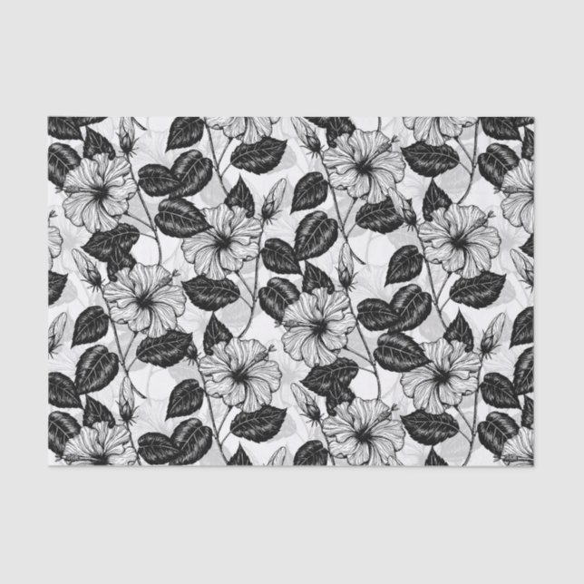 Hibiscus garden tissue paper (Front)