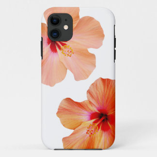 Hibiscus hawaiian flowers photo aloha kona modern iPhone 11 case