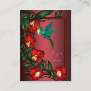 Hibiscus Hummingbird Gift Certificate Gift Cards