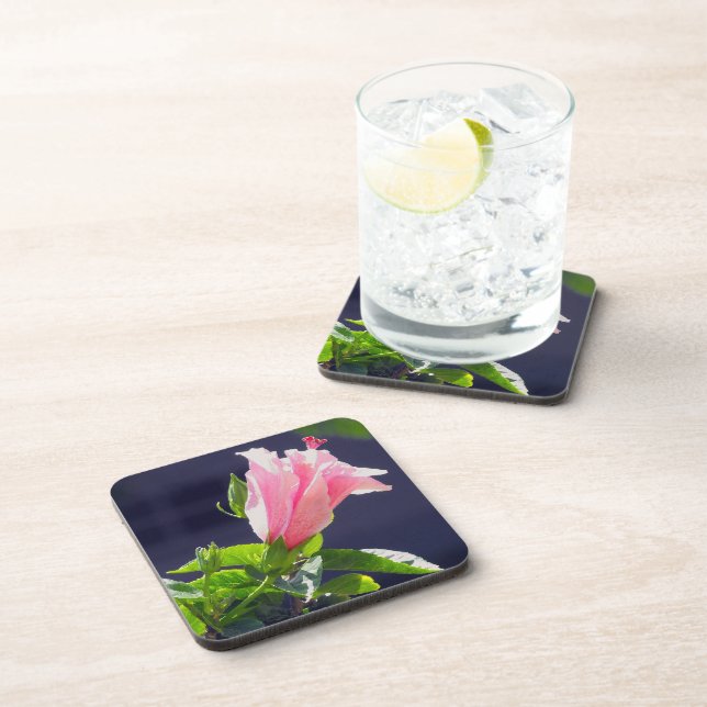 Hibiscus in Bright Sunlight Coaster (Right Side)