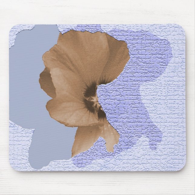 Hibiscus in Shadow Mouse Pad (Front)
