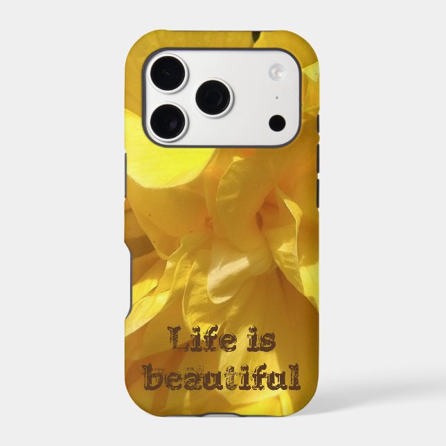 Hibiscus jaune Fleur moderne tendance florale bril (Verso)