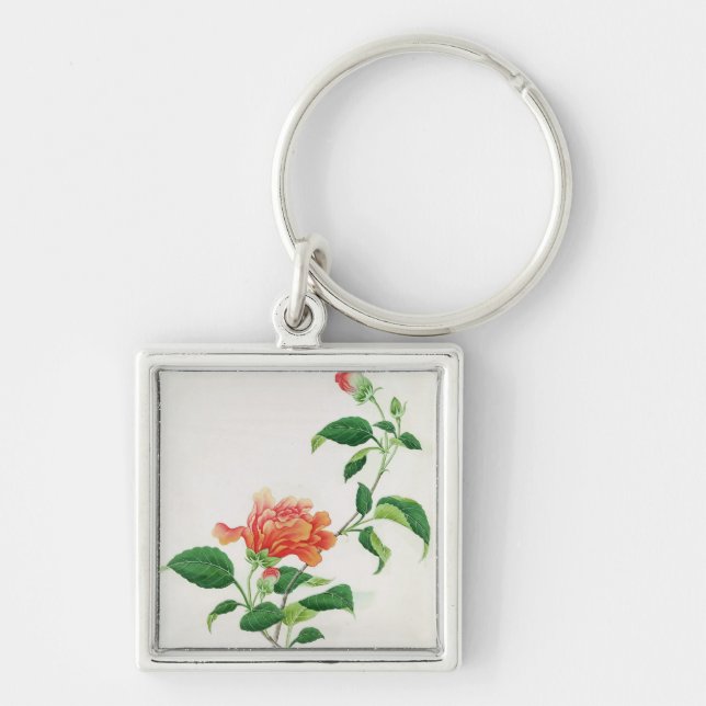 Hibiscus Keychain (Front)