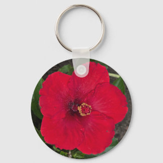 Hibiscus Keychain
