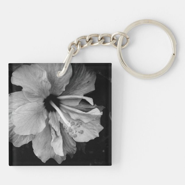 hibiscus keychain (Back)