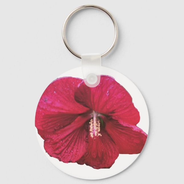 Hibiscus Keychain (Front)