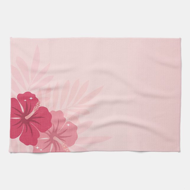 Hibiscus Kitchen Towel (Horizontal)