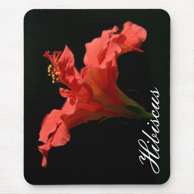 Hibiscus Mouse Pad (Front)