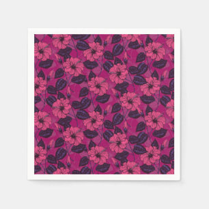 Hibiscus night napkin