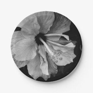 Hibiscus  paper plate