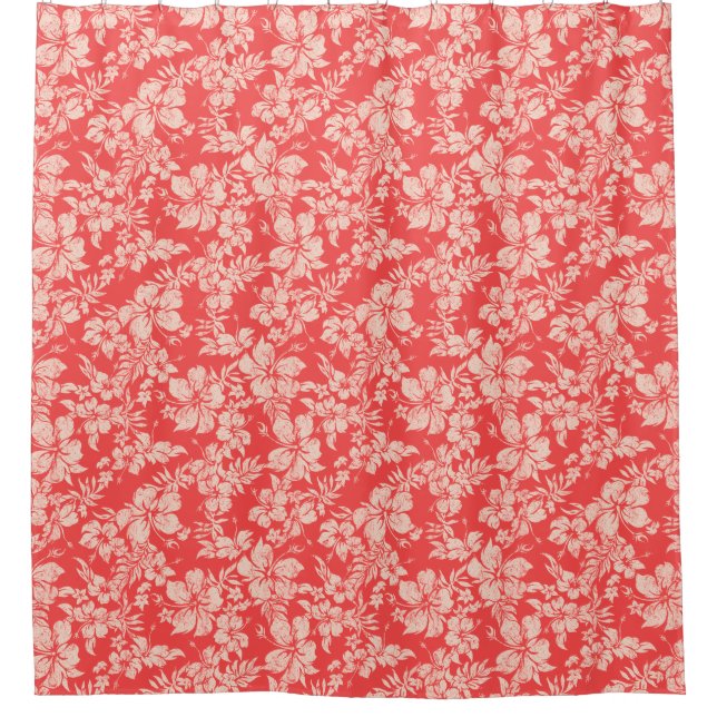 Hibiscus Pareau Distressed Hawaiian Floral (Front)
