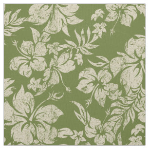 Hibiscus Pareau Hawaiian Floral Aloha Shirt Print Fabric