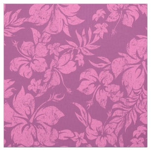Hibiscus Pareau Hawaiian Floral Aloha Shirt Print Fabric