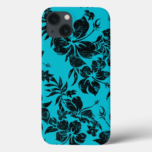 Hibiscus Pareau Hawaiian Floral Case-Mate iPhone Case (Back)