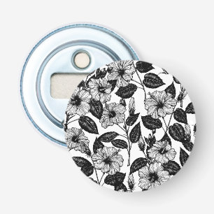 Hibiscus pattern bottle opener
