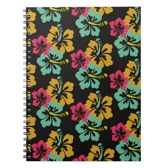 Hibiscus Pattern Notebook (Front)