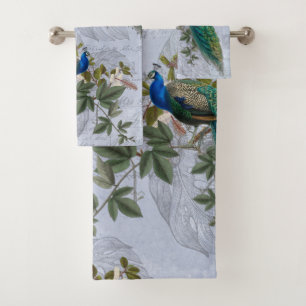 Hibiscus Peacock vintage Ephémère Bleu élégant