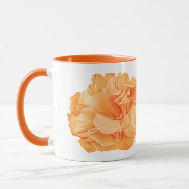 Hibiscus Rosa Double Petaled Yellow Mug (Left)