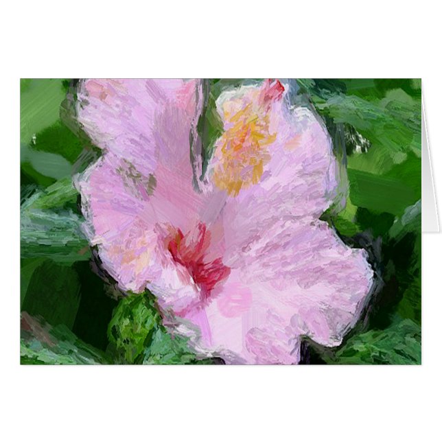Hibiscus rose (Devant horizontal)