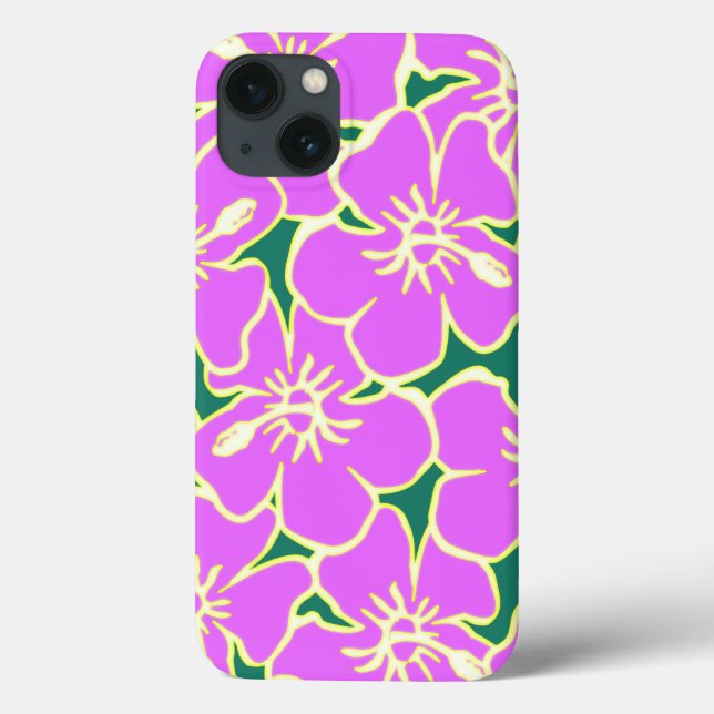 Hibiscus rose Floral coque ipad Hawaiian Fleurs (Verso)