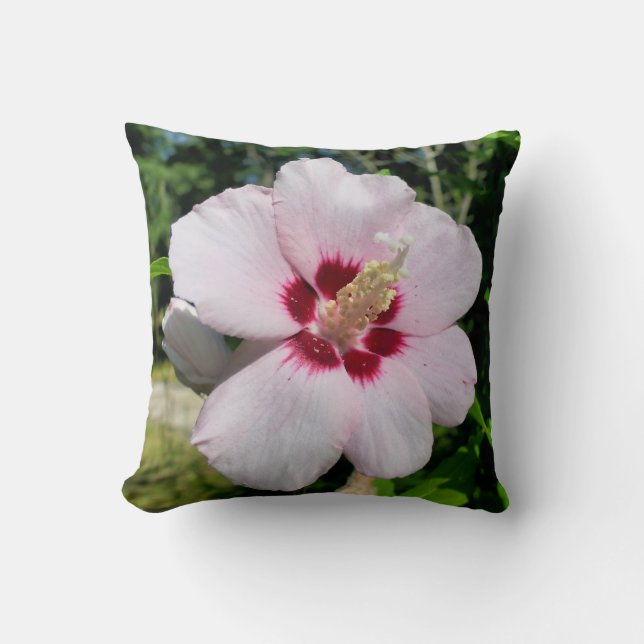 Hibiscus Throw Cushion (Front)