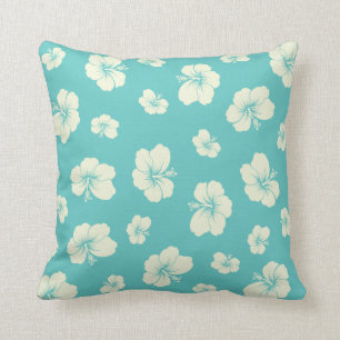 Hibiscus Throw Pillow