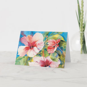 Hibiscus Triad Card