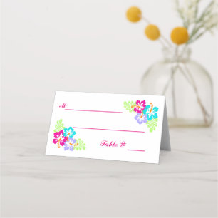 Hibiscus tropical - Cartes d'escorte