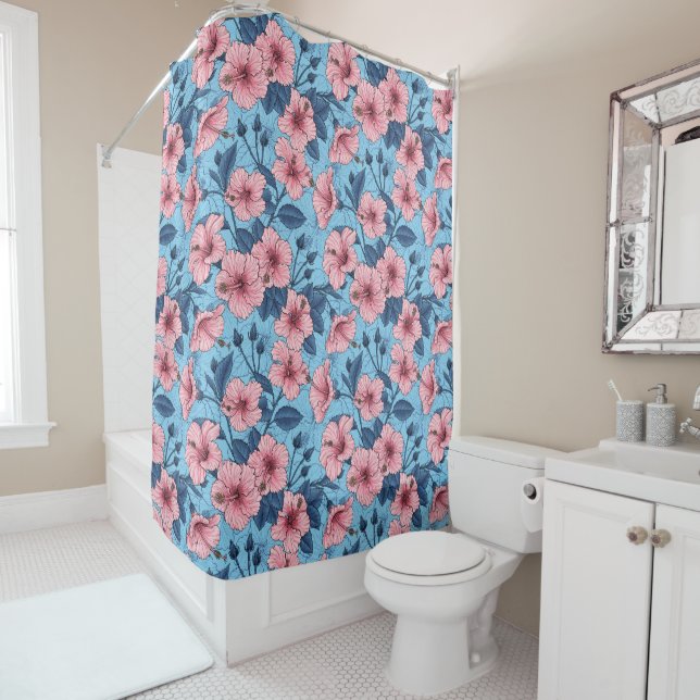 Hibiscus Tropical Floral Pattern (In Situ)