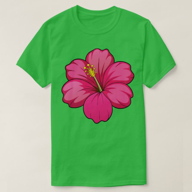 Hibiscus TShirt 5 (Design devant)