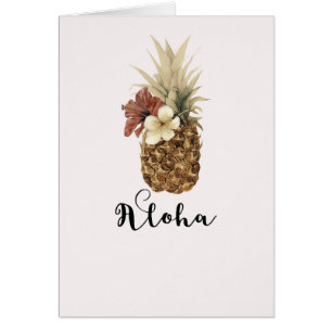 Hibiscus vintage d'ananas tropicale Aloha floral